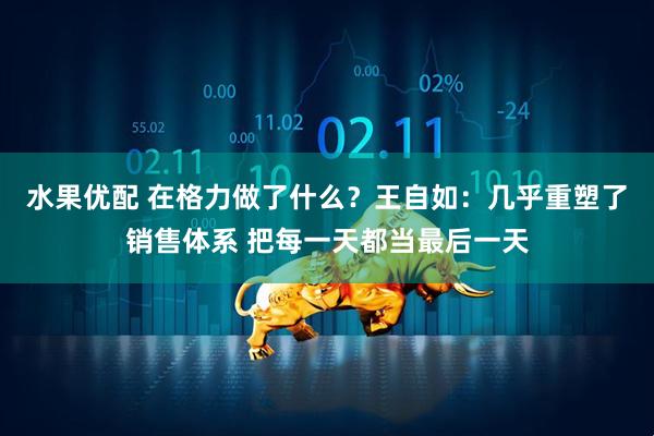 水果优配 在格力做了什么？王自如：几乎重塑了销售体系 把每一天都当最后一天
