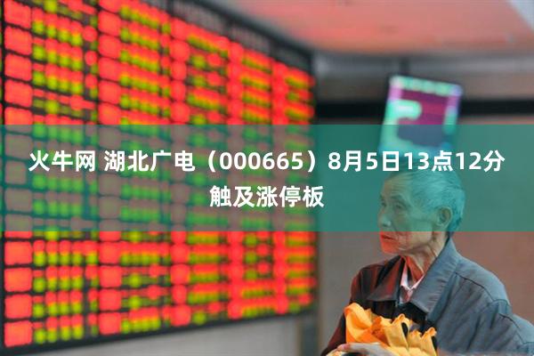 火牛网 湖北广电（000665）8月5日13点12分触及涨停板