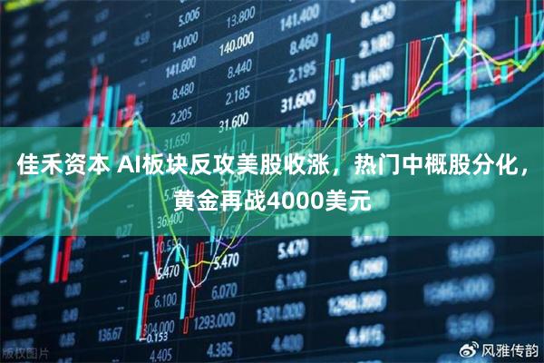 佳禾资本 AI板块反攻美股收涨，热门中概股分化，黄金再战4000美元