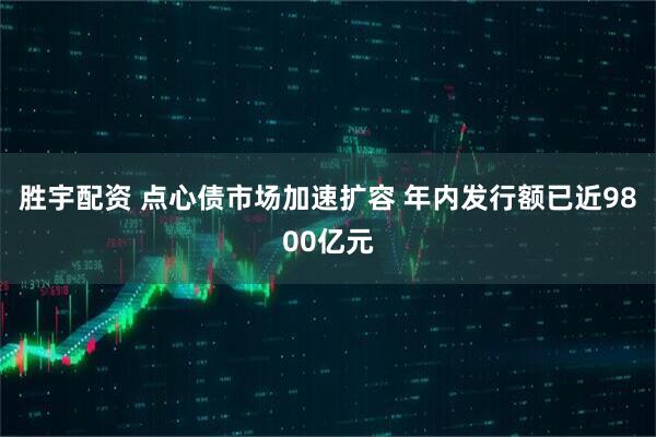 胜宇配资 点心债市场加速扩容 年内发行额已近9800亿元